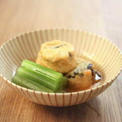ふきとがんもどきの煮物