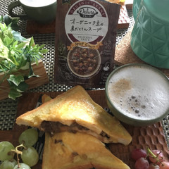 ダルーラdeチーズカレーホットサンド
