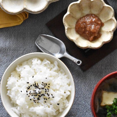 鍋炊きごはん🍚&梅みそ☺︎