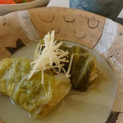 白菜の和風ロールキャベツ