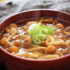 なめこのあんかけうどん