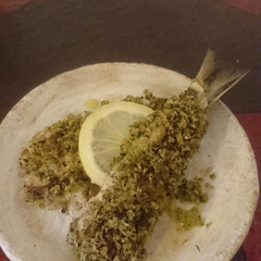 イワシの香草パン粉焼き