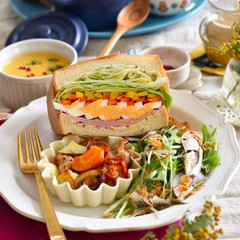 お手軽オーブン料理♡チキンと野菜のグリル