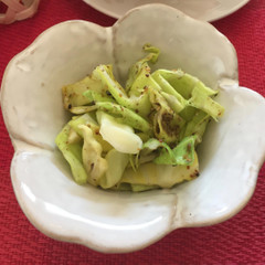 激ウマ！！春キャベツの即席漬け