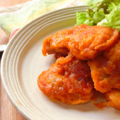 鶏の唐揚げ　バッファロー・ウイング風