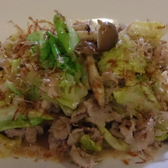 春キャベツと豚肉の味噌炒め