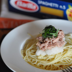 ツナ缶でさっぱり冷製パスタ