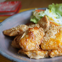 韓国風照り焼きチキン(テレビ収録用冷凍庫レシピ)