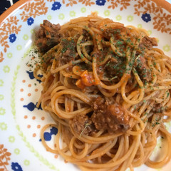 サルシッチャのトマトソースパスタ