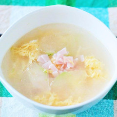 冬瓜とハムのスープ