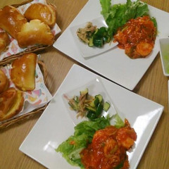 簡単おつまみ　胡瓜の漬物と　ネギのスープ　