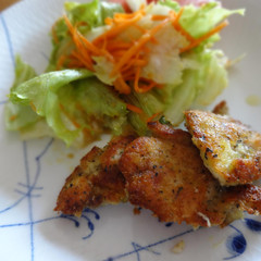 鶏肉の香草パン粉焼き