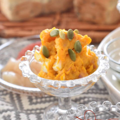 秋のお楽しみ♡かぼちゃサラダ🎃&グリーンサラダ