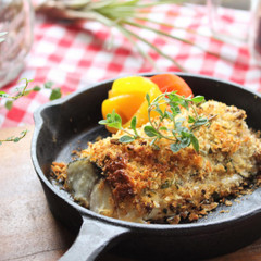 サバの香草パン粉焼き