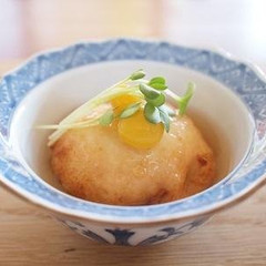 大根しんじょう角煮包み