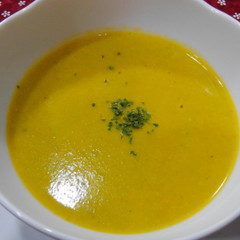皮ごとまるっとソイカボチャスープ