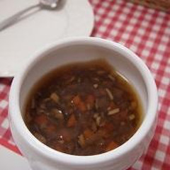 炒め玉ねぎのスープ