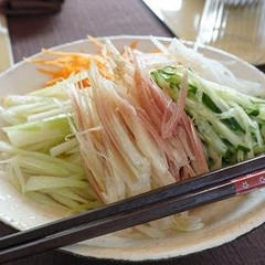千切り野菜の中華風サラダ