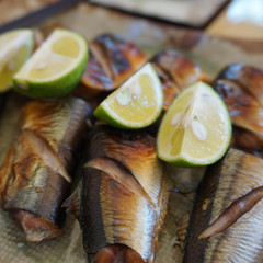 秋刀魚の幽庵焼き