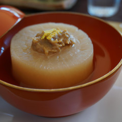 大根の含め煮ごまみそ