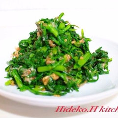 甘酒を使った青菜和え