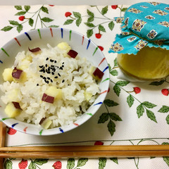 生姜みりんdeさつまいもご飯