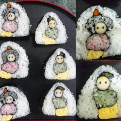 ひな祭り　デコ巻きずし　お雛様