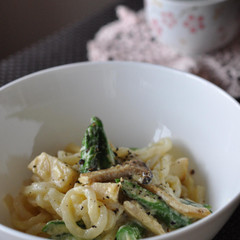 春野菜のクリームうどん