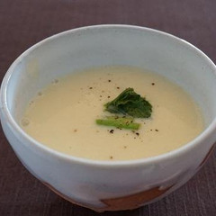新玉ねぎとじゃがいものポタージュスープ
