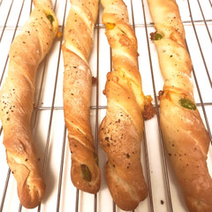夏の香り☆枝豆とコーンのバトン