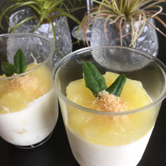 パインヨーグルトプリン