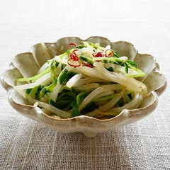 豆苗ともやしのナムル