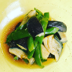 基本のめんつゆを使った、夏野菜の揚げ浸し