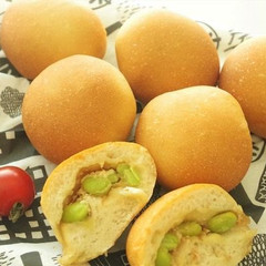 枝豆とかつおぶしのパン