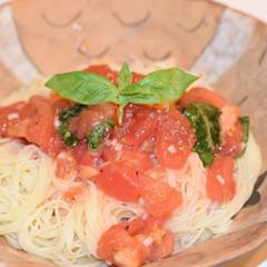 トマトの冷製カッペリーニ