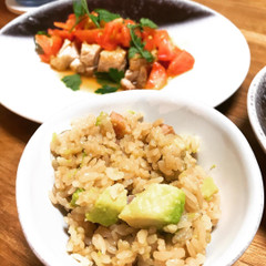 ホクホク美味しい！アボカドご飯