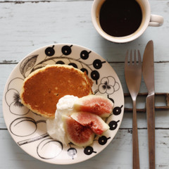 1枚80Kcal！フワフワおから甘酒パンケーキ♪