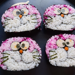 ドラえもん　デコ巻きずし