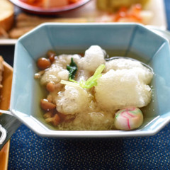 昆布だし&みぞれ雑煮