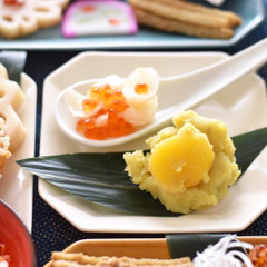 ゆり根いくら&栗きんとん