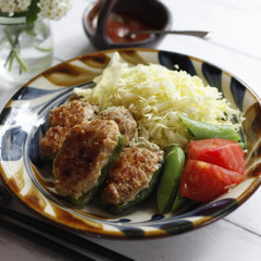 ピーマンの肉詰め