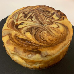 チョコマーブルチーズケーキ〜ベークド