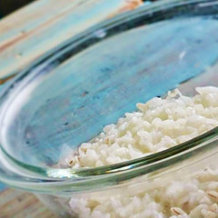 電子レンジで炊く一人前のごはん
