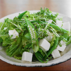 枝豆といんげんのグリーンサラダ