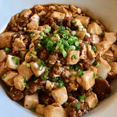 レンジでワンボール中華！絶品！麻婆豆腐