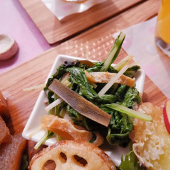 水菜の煮びたし