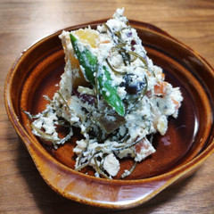さつま芋昆布煮の白和え
