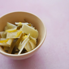 大根の皮の漬物
