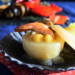 海老と蕪の八方煮