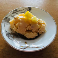 かぼすとナッツのアイスクリーム